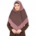 Polka Dot Instant Ready-to-wear Hijab - Coffee Dot